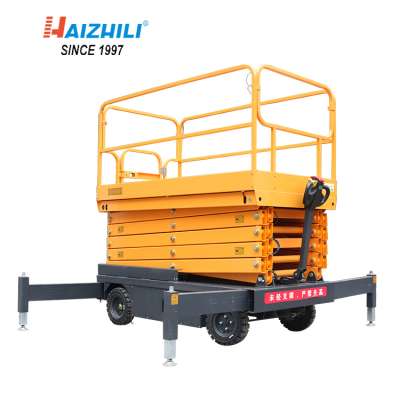 Newest promotion 6m mobile scissor lift work platform hot sale in Japan