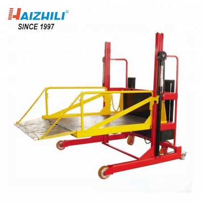 Loading and unloading equipment 2 ton mobile forklift loading ramps