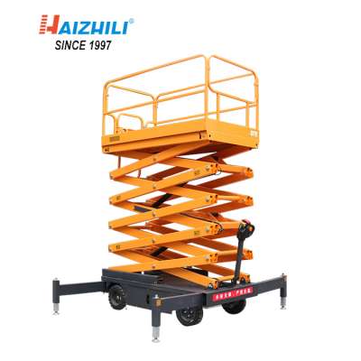 Mobile electric scissor lift 220v China, hydraulic weight lift platform price, Vertical platform lift